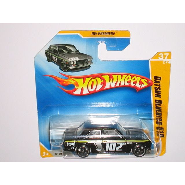 HOT WHEELS DATSUN BLUEBIRD 510 BLACK ! PREMIERE EDITION PRETO RARIDADE