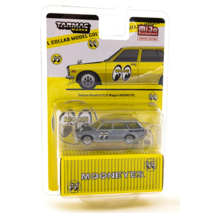 CHASE Miniatura Datsun Bluebird 510 Wagon Mooneyes Special Limited Edition - Tarmac Works - 1/64