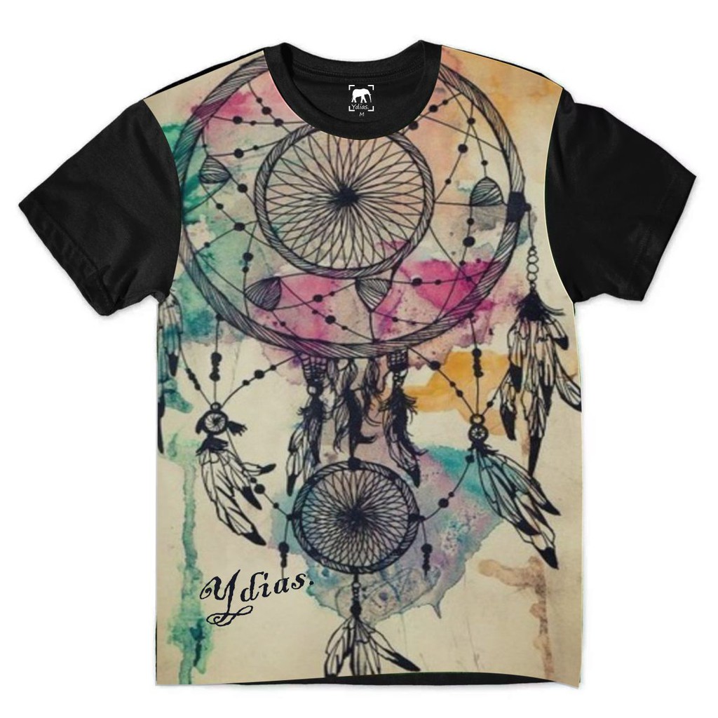 Camiseta Filtro Sonhos Blessed Jah Catasonhos Dreamcatcher