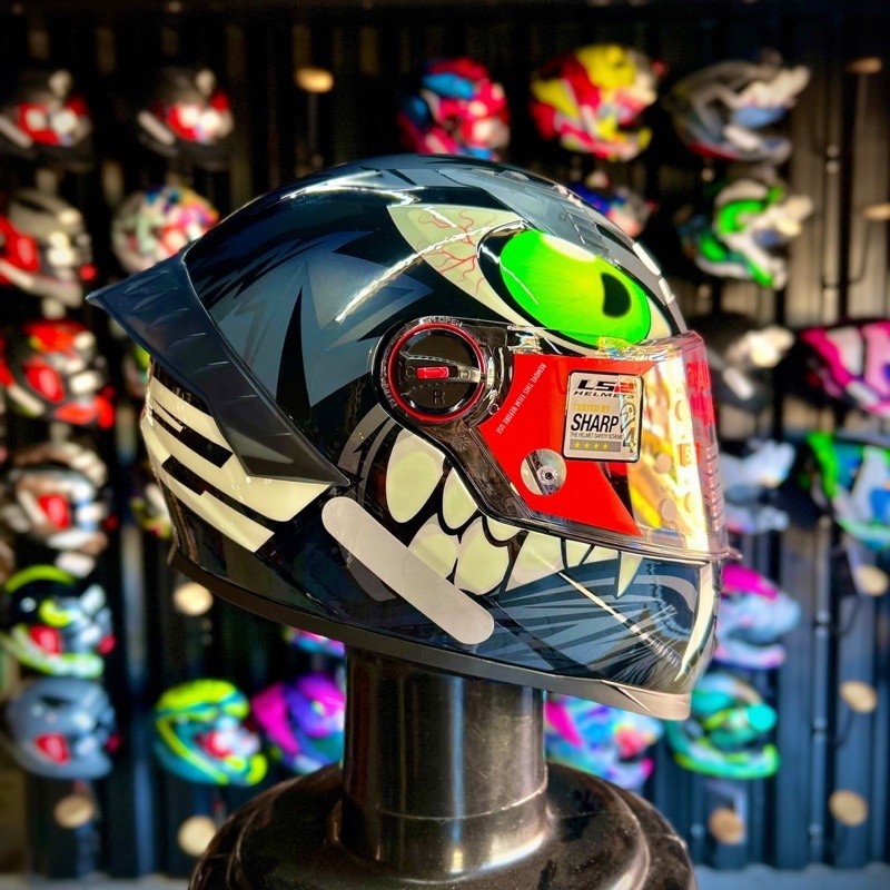 Capacete LS2 FF358 Pro Hunter Dragon – Design Agressivo, Esportivo e de Impacto