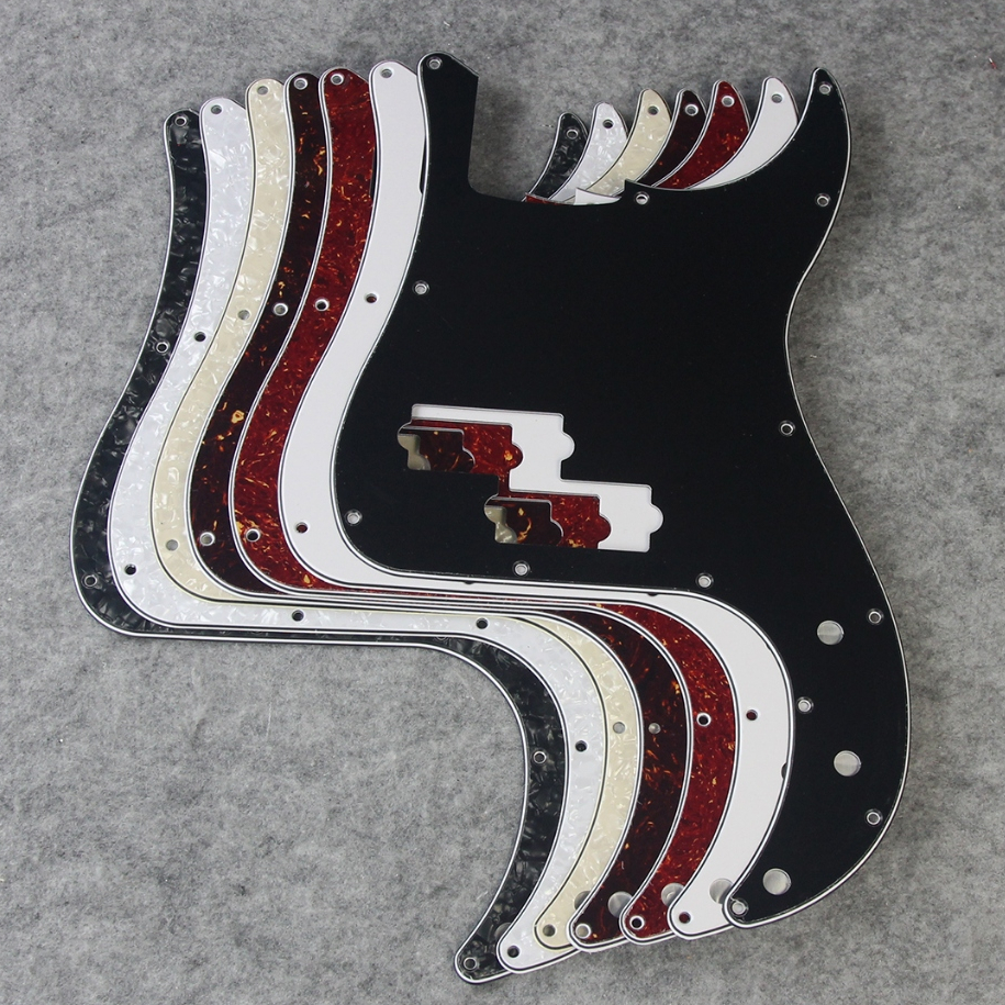 FLEOR 4 Cordas PB Bass Pickguard Guitar Scratch Plate 13 Furos Com Parafusos , Sem Estilo De Furo De Haste De Treliça