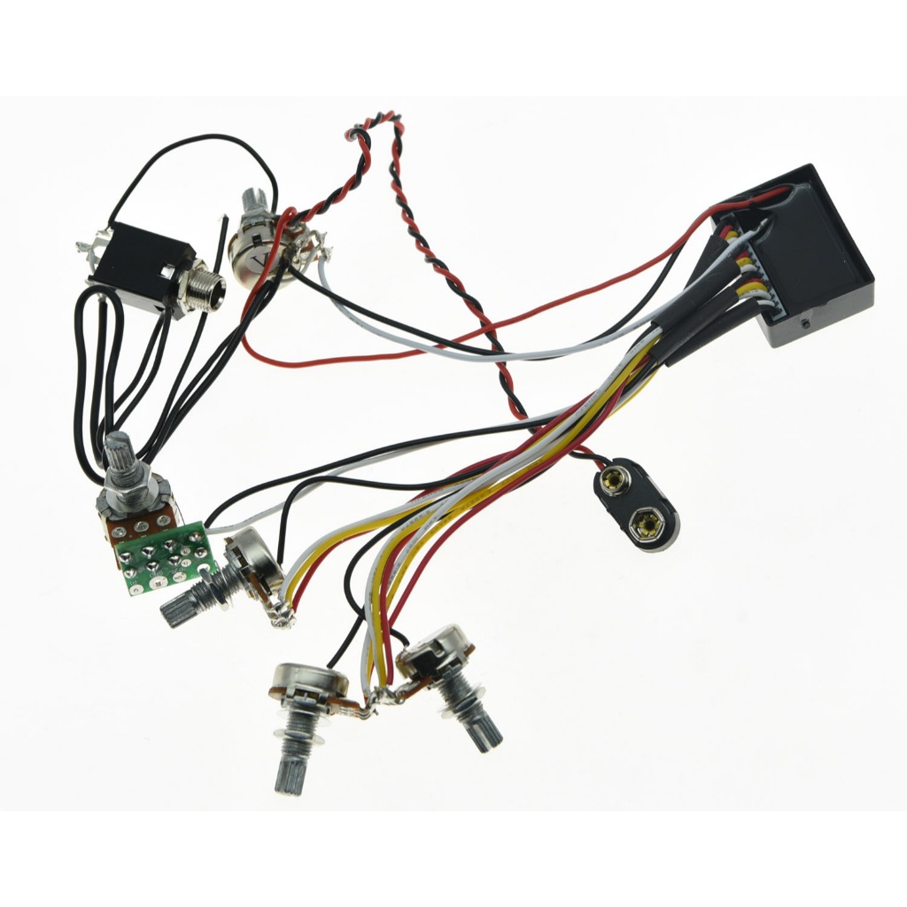 KAISH Bass 3 Band Active E Passivo EQ Equalizador Pré-Amplificador Circuito Adequado Para Captador De Baixo