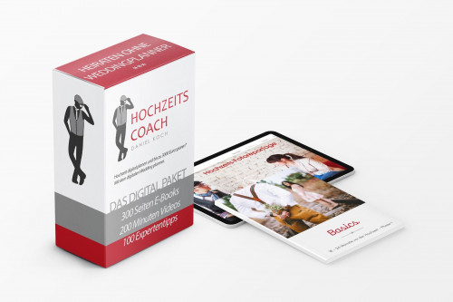 Hochzeitsplanung 10-Phasen-Plan. Videos, E-Books, Checklists