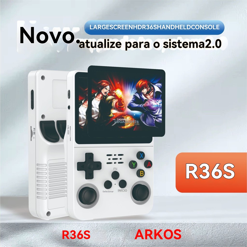 Console de jogos R36S/Console portátil/Jogo retrô nostálgico clássico de fliperama portátil/Console de jogos portátil de