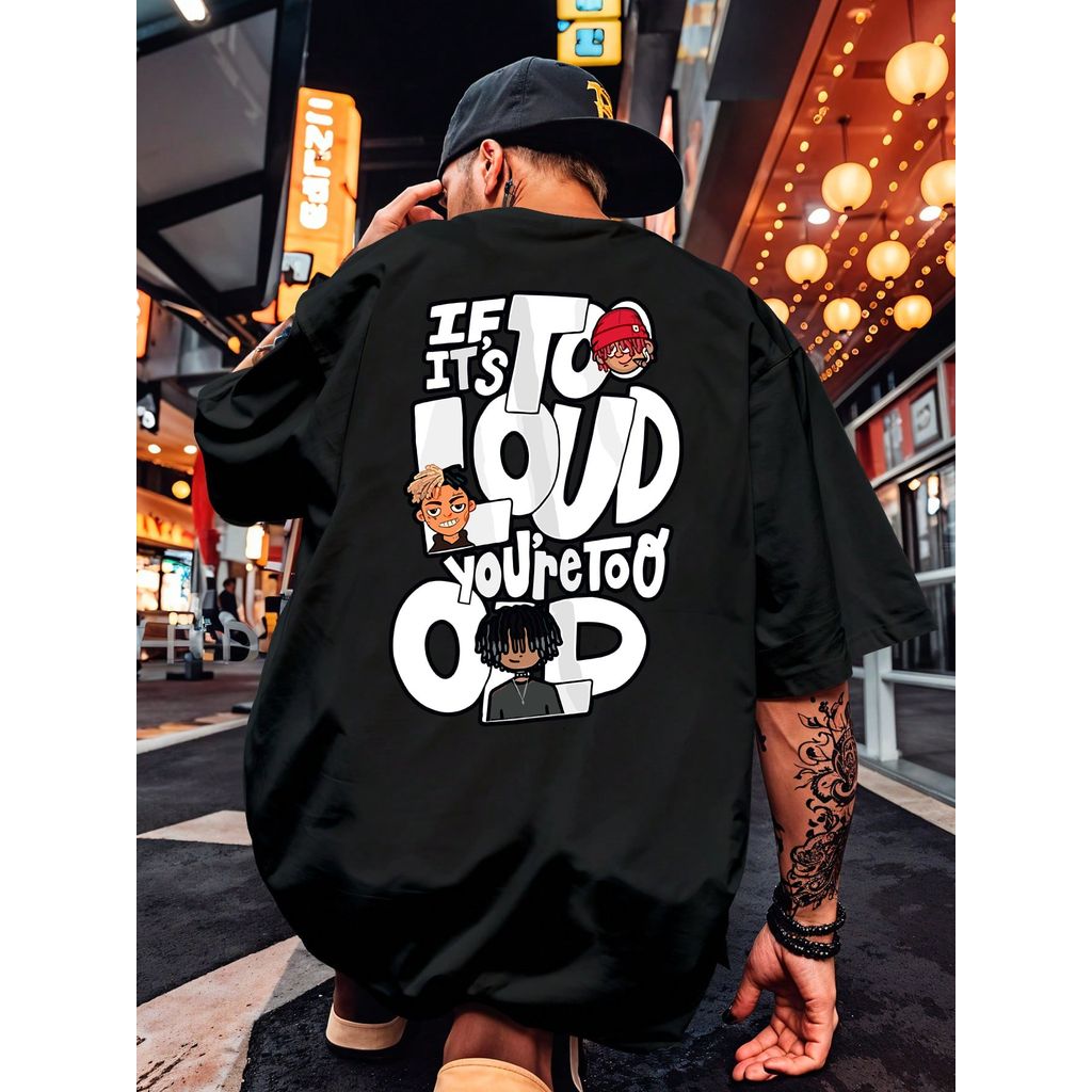 Camiseta If Its To Loud  Old Street Rua Skate Camisa Blusa Unissex Masculino Feminino 100% Algodão Plus Size