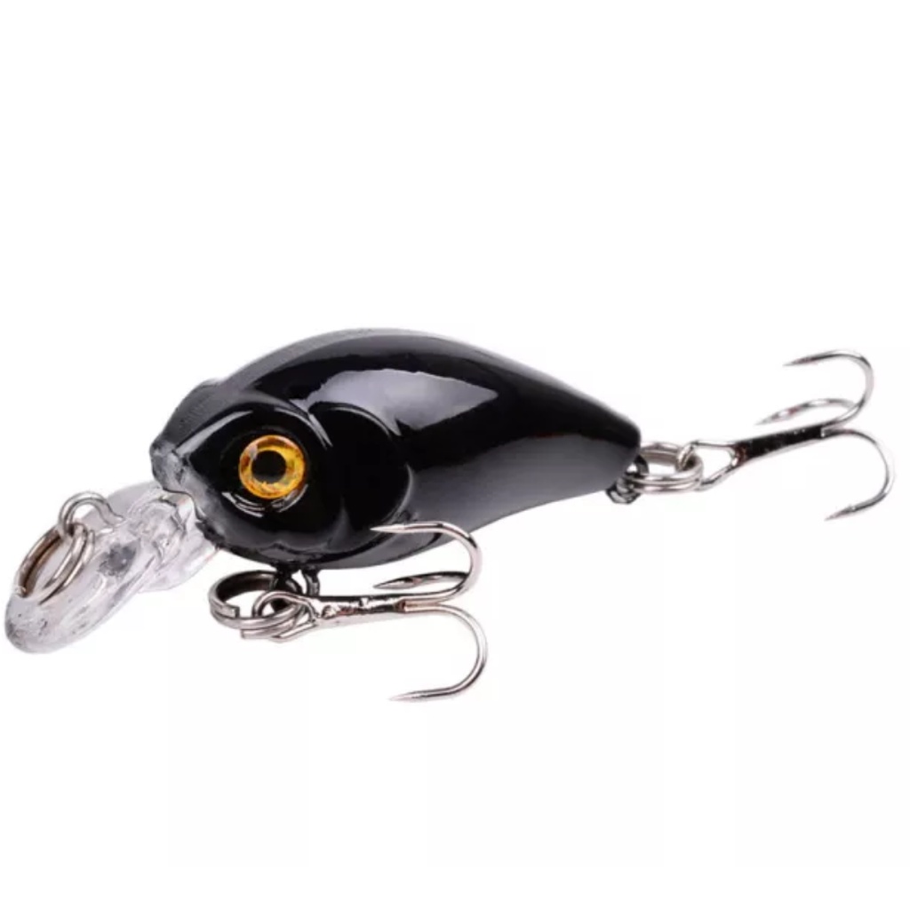 Isca artificial ultra light Mini Crank 4.5 Cm 3.6 g Pesca de tilápia traíra black bass robalo pacu saricanga