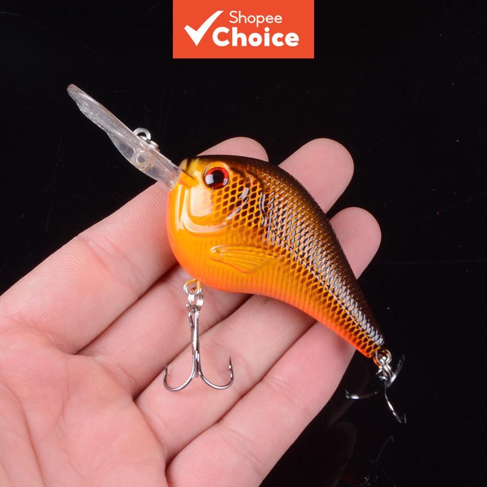 Isca Artificial Crank para Pesca 9,5cm 10,8g Jerkbait Wobbler com Anzóis Agudos Duplos Acessório de Pesca