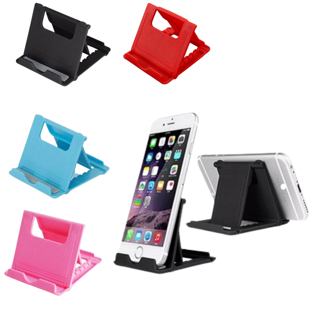 Kit 20 Suporte Para Celular e Tablet Dobrável Regulável De Mesa