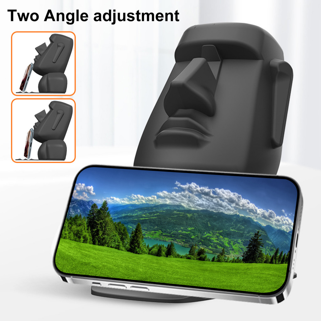 Decorative Glasses Organizer Eyeglasses Storage Rack Easter Island Head Holder Unique Sunglasses Display Stand for Desk