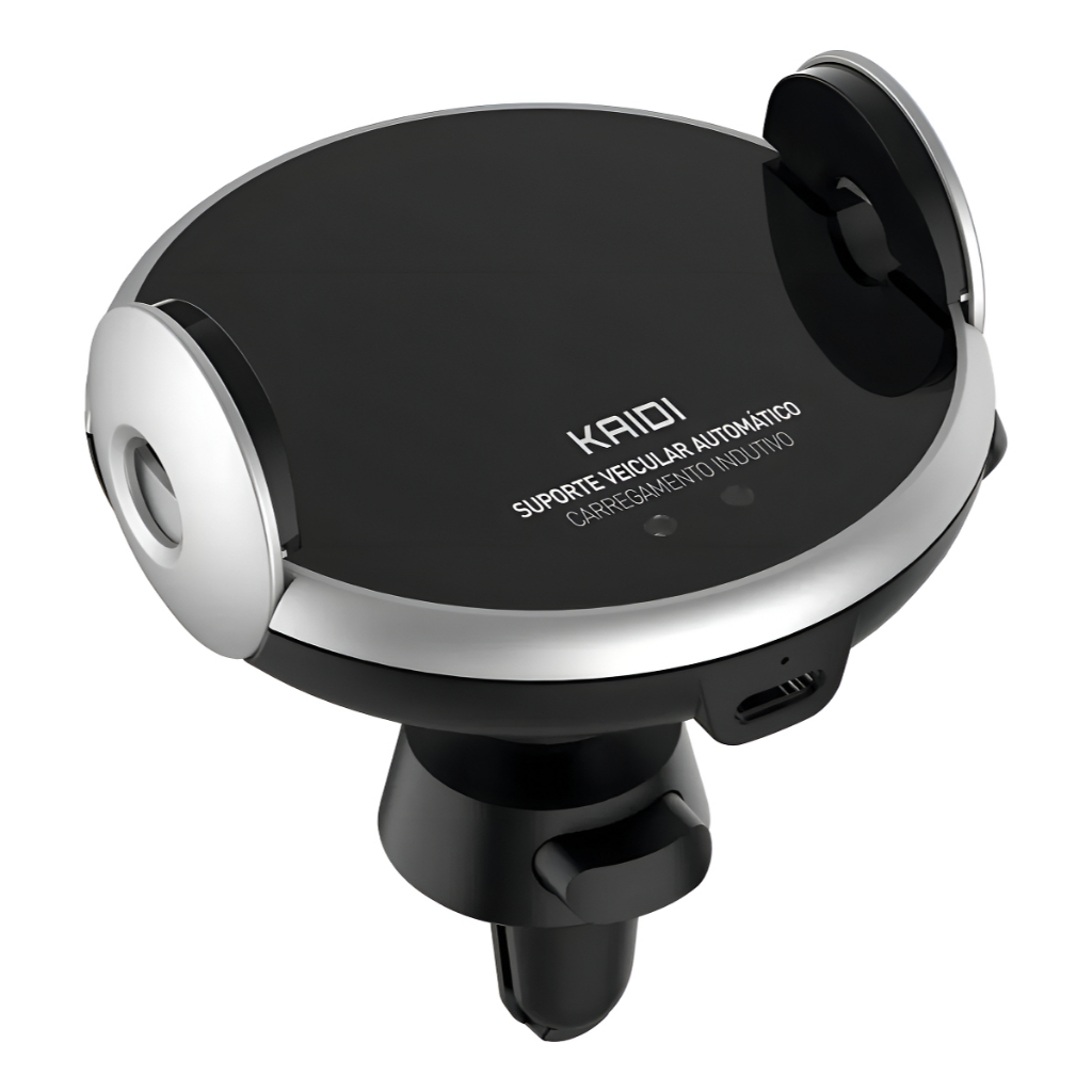 Suporte Com Carregador Veicular Por Indução Wireless Kaidi