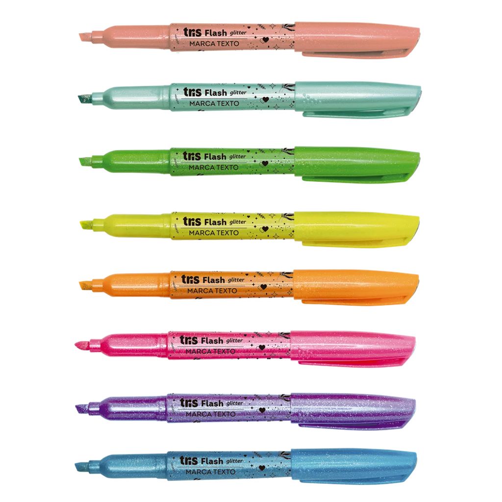 Marca Texto Holic Fancy Flash - Glitter - Tris