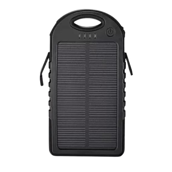 Carregador Portátil Power Bank Solar Usb Azul