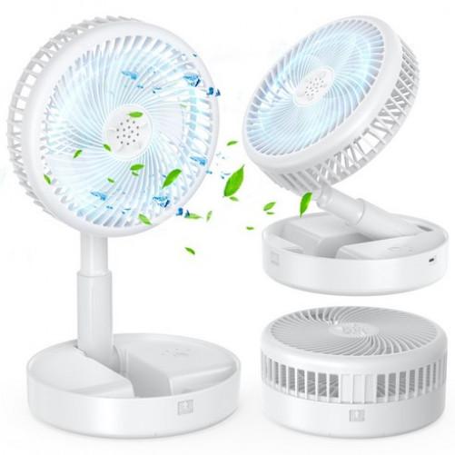 Wireless Desk Fan Portable Foldable Camping BLDC Silent