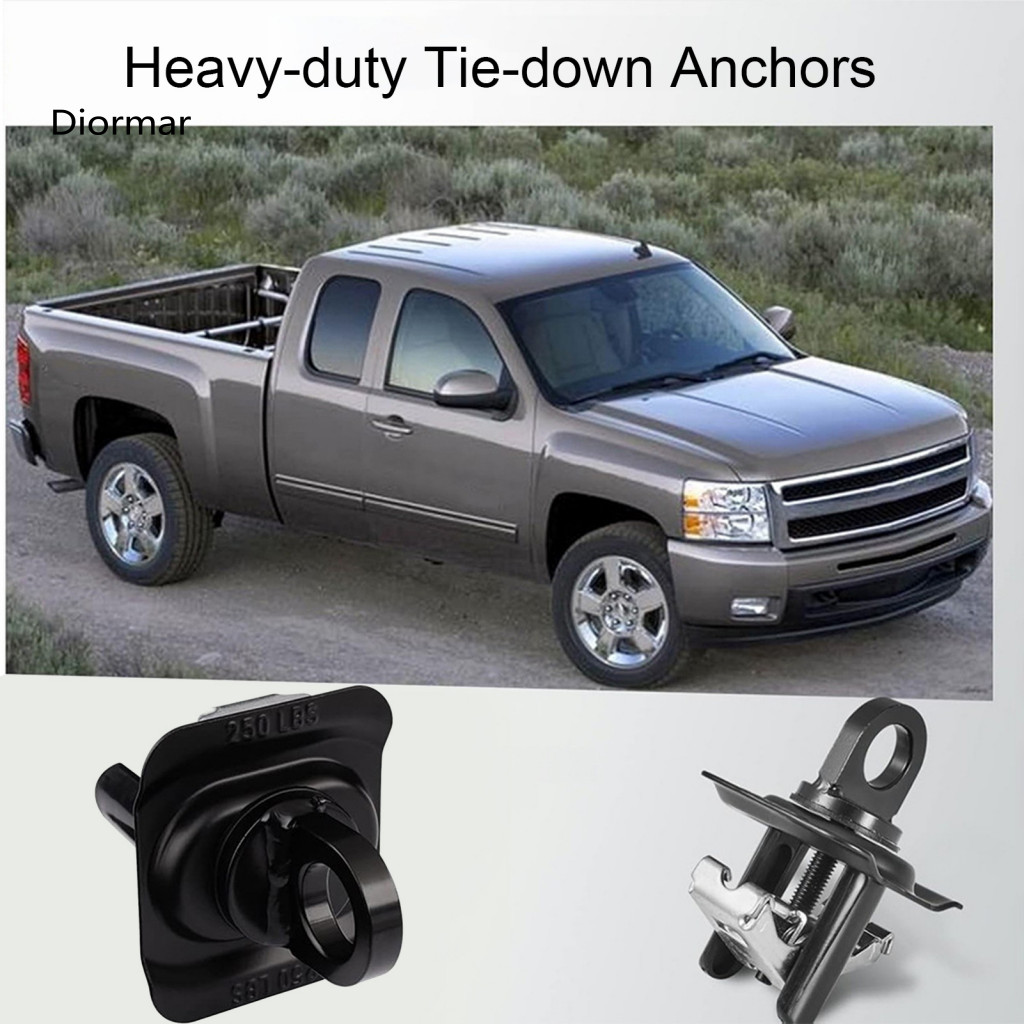 Load-bearing Tie-down Hooks Cabin Anchors High Strength Retractable Truck Bed Tie Down – Durable Cargo Securing Access