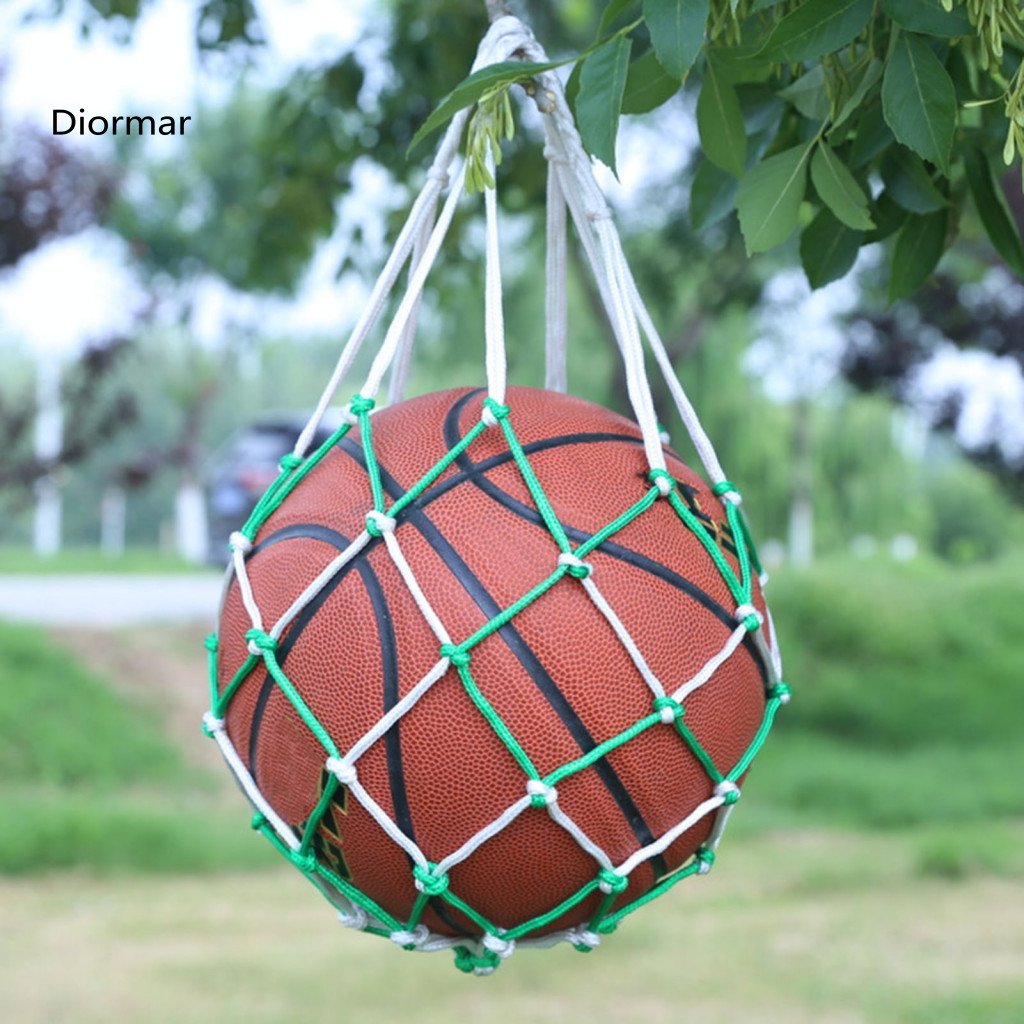 Basketball Carrier Durable Net Bag – Wear-resistant Strong Load-bearing Multipurpose for Volleyball Football Storage a