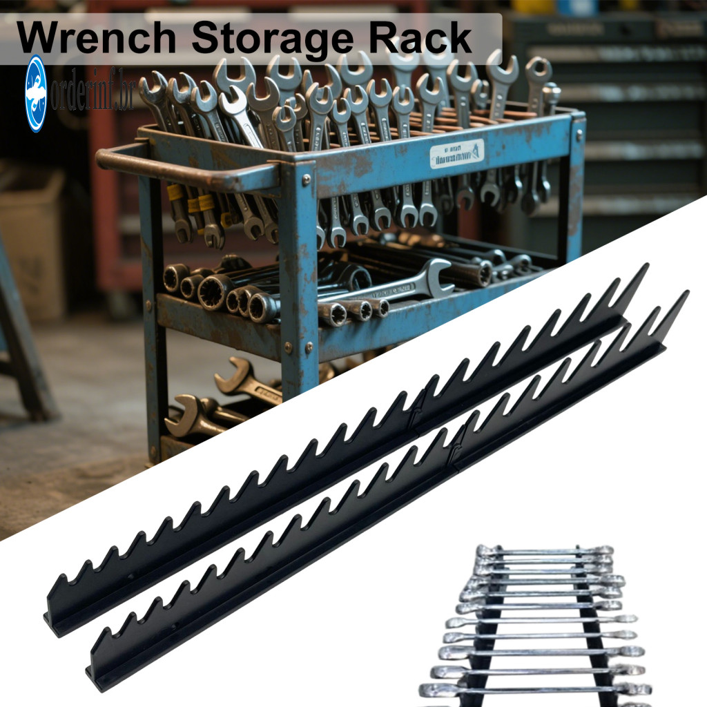 Offset Wrench Holder Storage Rack Magnetic Organizer Durable Strong Load-bearing Universal Set for Easy Tool and Quick f