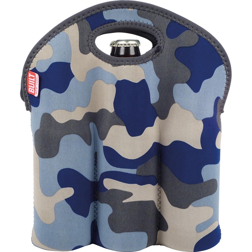 Porta Garrafa 29x27x2cm Neoprene Azul 6 Garrafas Built Tote Home&Co
