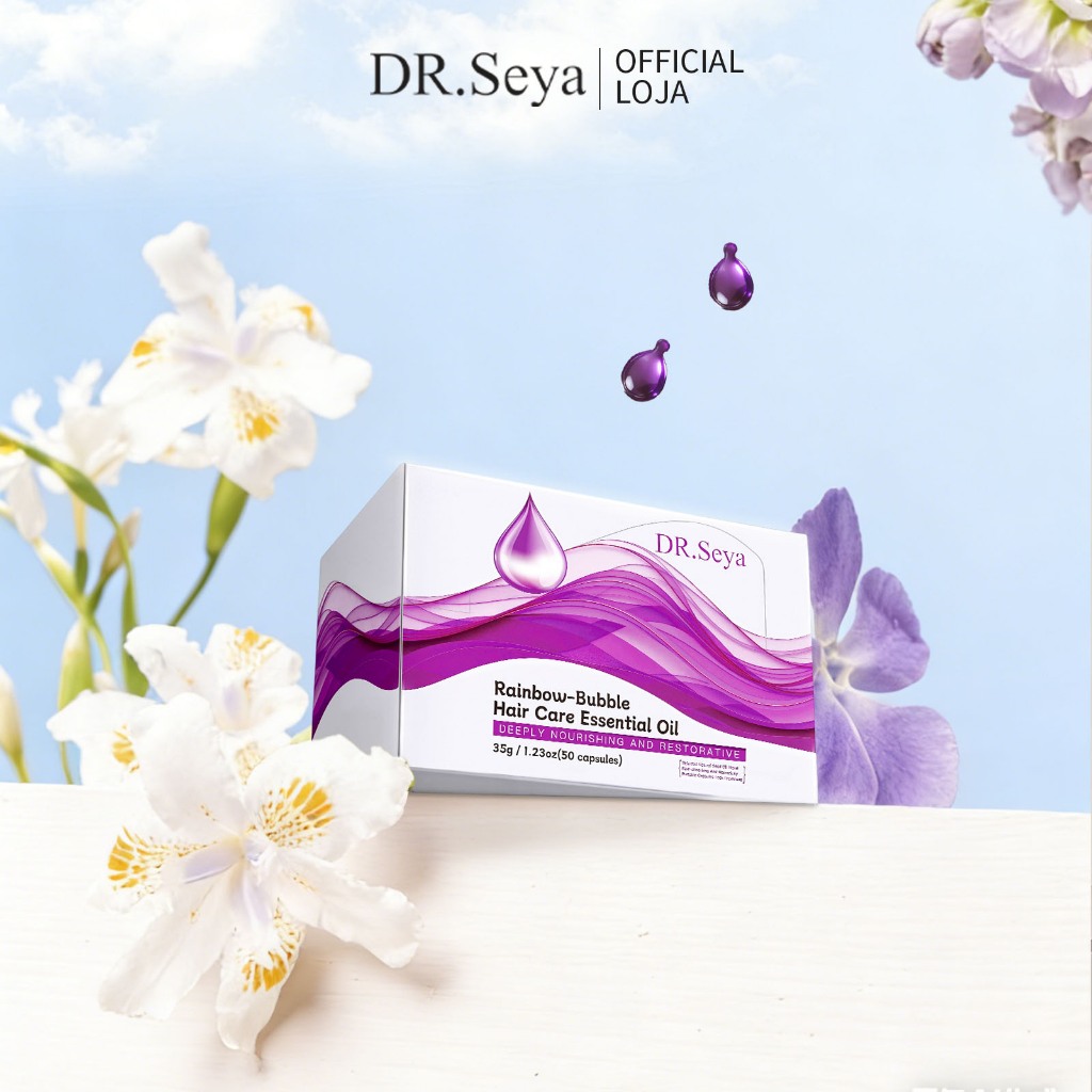 DR.SEYA Hair Oil Capsules 35g Nourish Repair Anti Frizz Shine Boost Smooth Silky Non Greasy Travel Friendly