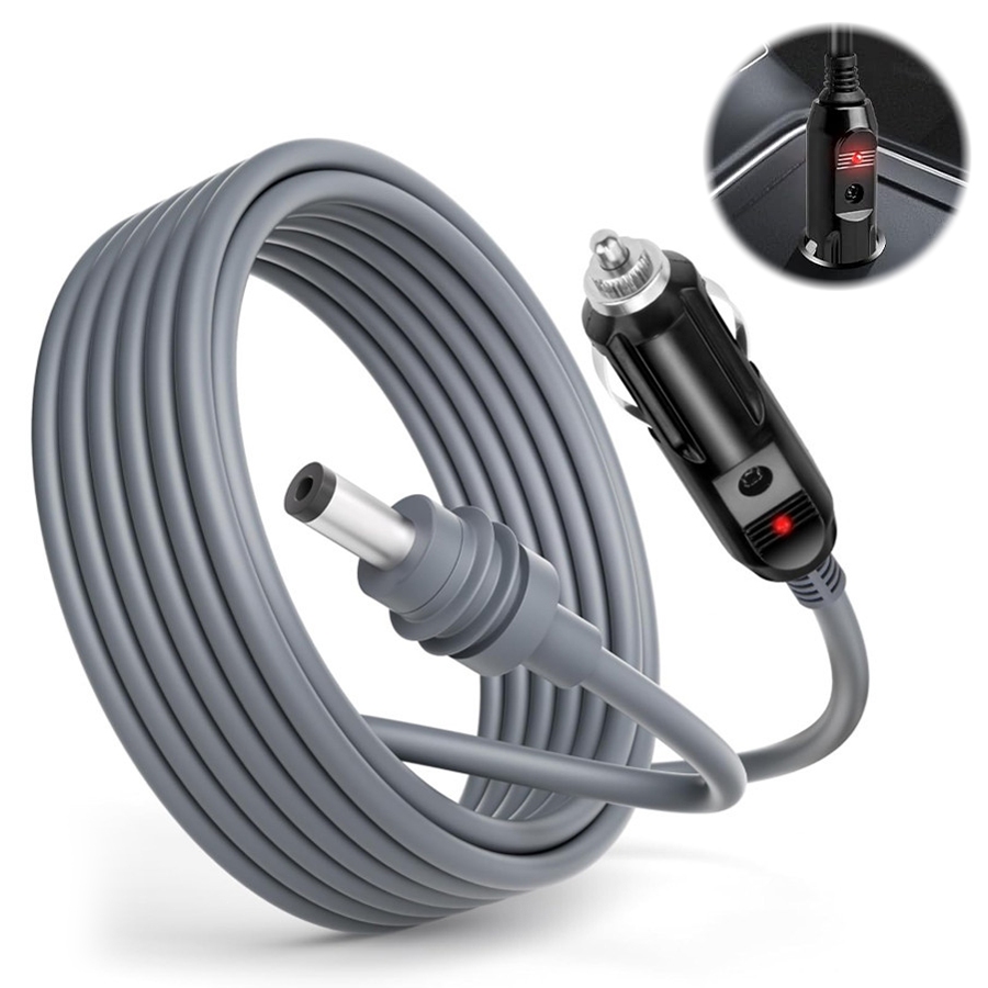 12v/24v Charging Cable For Starlink Mini Ashtray 3m charging cable cinza