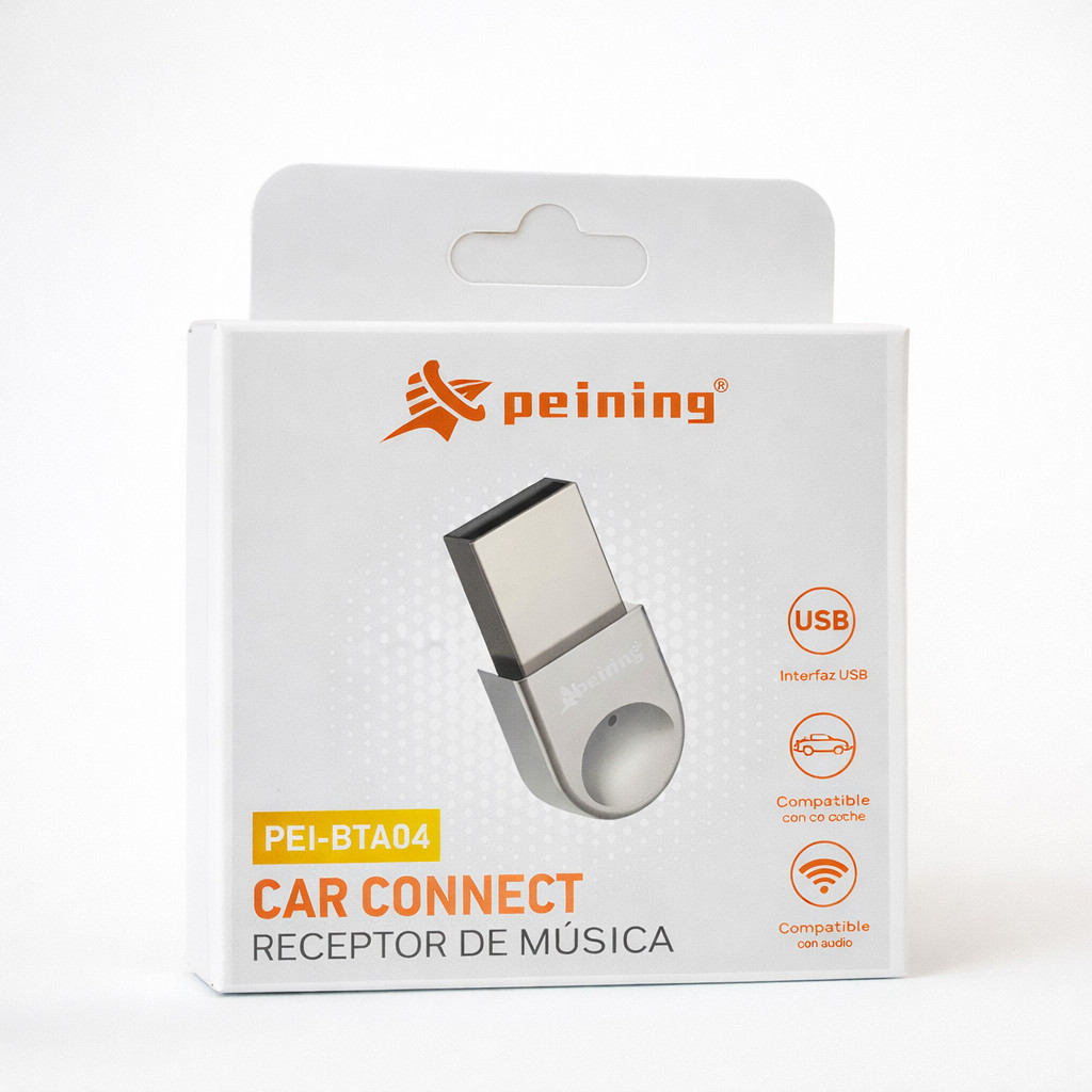 Adaptador Bluetooth USB Receptor Música Celular Carro Peining Áudio Wireless Som Automotivo