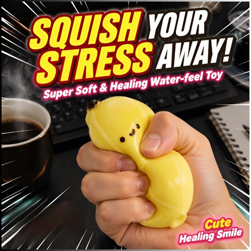 [Stress Relief Toy] Soft Anti-stress Banana Toy for Fun and Relaxation/Relaxation/Stress Reliever