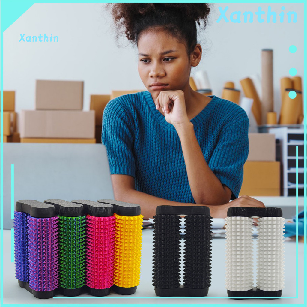 Spiky Fidget Roller 3d Printed Toy for Stress Relief – Handheld Bumpy Massage Stick Anxiety Relaxation Tool for Kids T