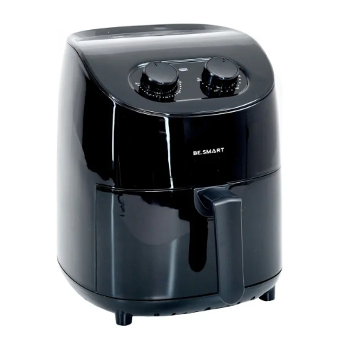 Fritadeira Elétrica Air Fryer 3,5L Be Smart BSAF3100 Preta 1350W 127V Sem Óleo Timer Compacta