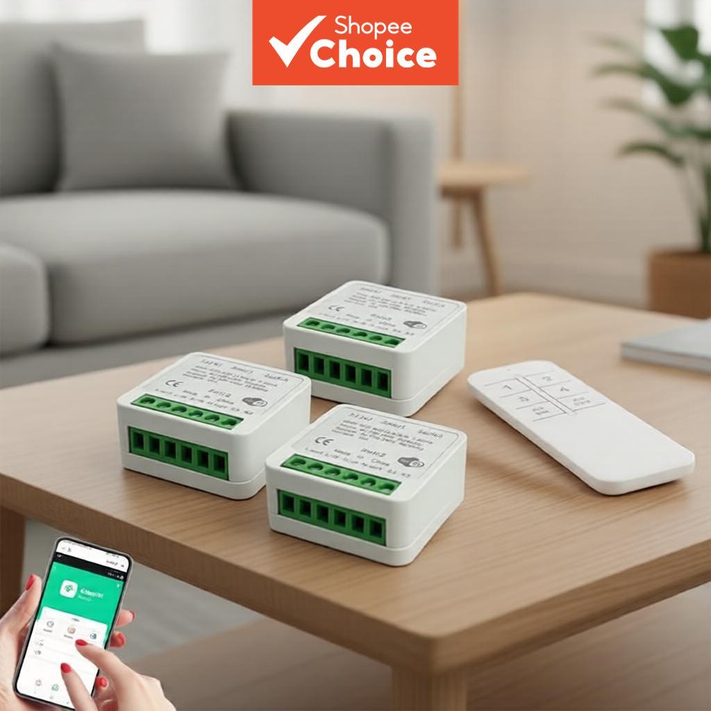 Ewelink WiFi Smart Switch 2.4G RF Controle Remoto App Timer Para Alexa Google Home