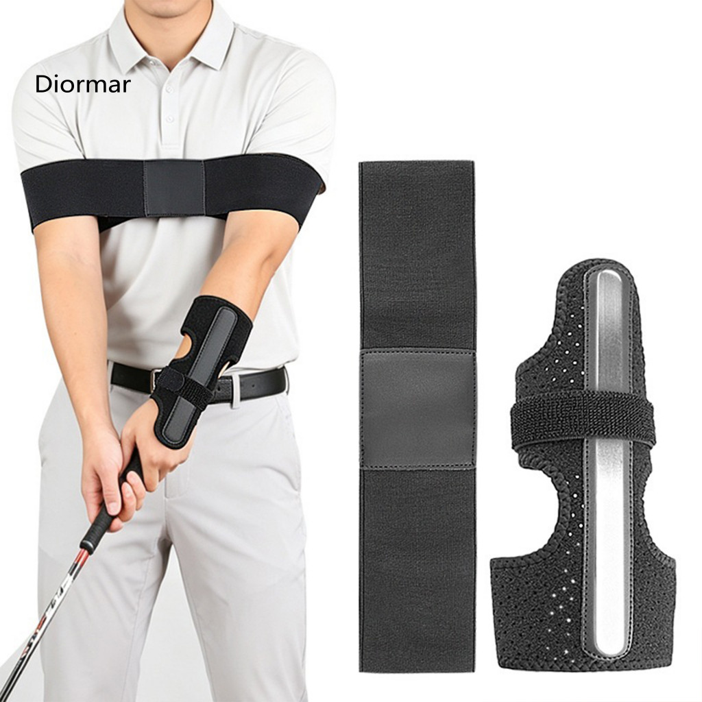 Golf Swing Muscle Memory Aid Wrist Hinge Trainer Brace Arm Band – Posture Corrector Practice for Beginners for Perform