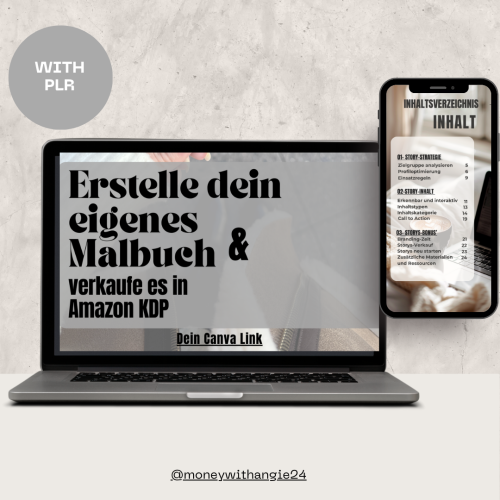 Amazon KDP Masterplan – Geld verdienen mit eigenen Malbücher