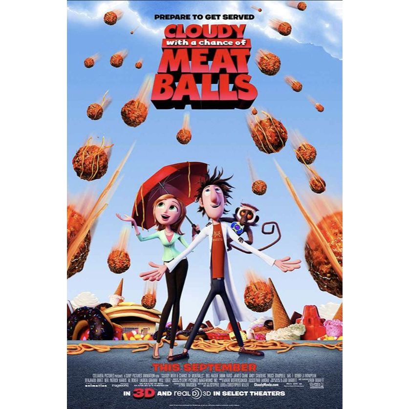 Poster Tá Chovendo Hamburguer - Desenho - Filme