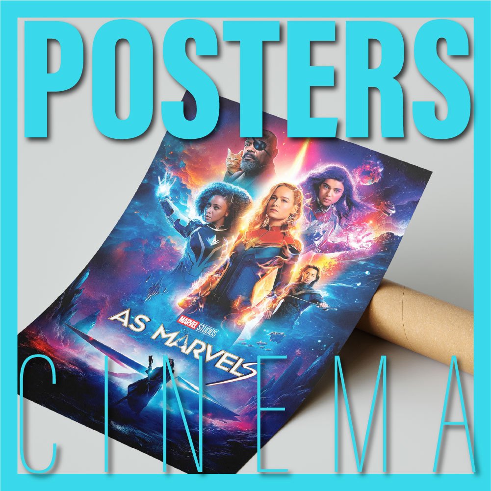 Cartaz Filmes Guardiões da Galáxia - Marvel MCU | Poster Grande 70x47cm Alta Qualidade