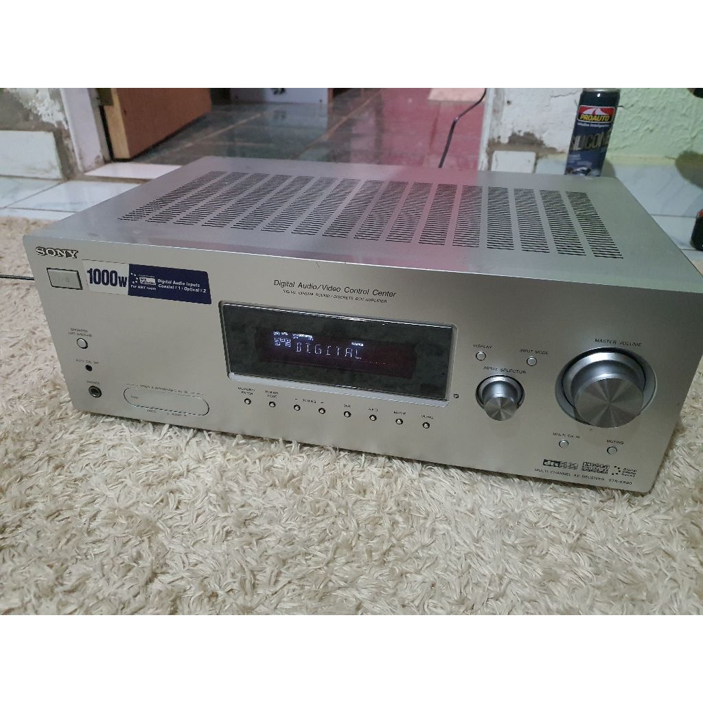 Receiver Amplificador Digital Sony Str-k880 Perfeito Estado!