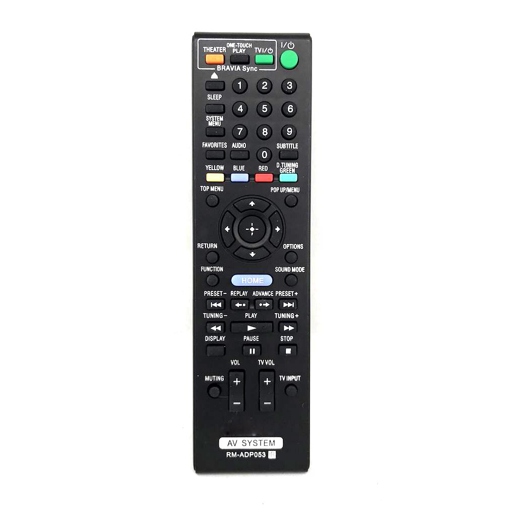RM-ADP053 Novo Substituição Para Sistema Sony AV Controle Remoto DVD Home Theater Áudio Blu Ray Disc Player BDV-E470 E57