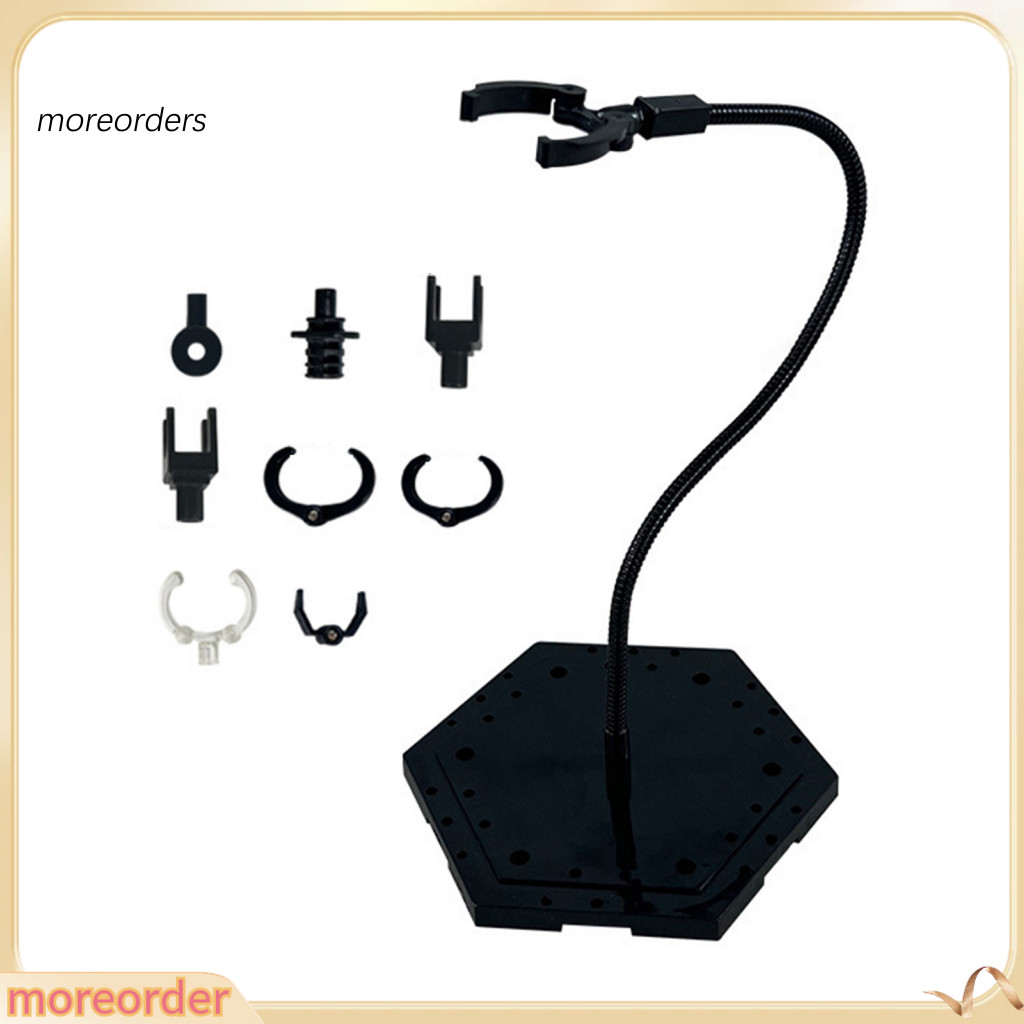 Heavy Duty Adjustable Action Figure Stand with 8 Connectors Square/hexagonal Base Display Holder Rack for Anime Figurine
