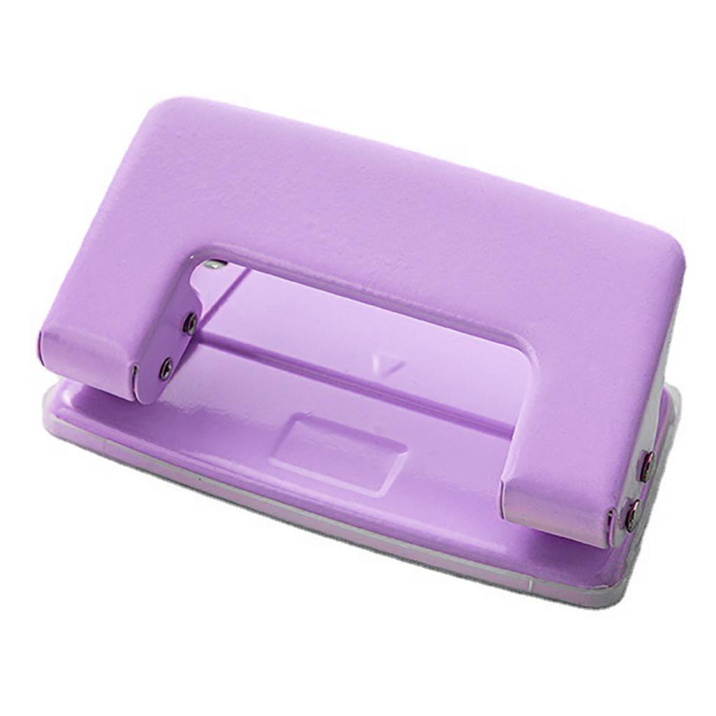 1buycart Zerodis Heavy Duty Double Hole Punch 2 Papel 6mm Espaçamento Para Projetos Escolares Plástico E Metal