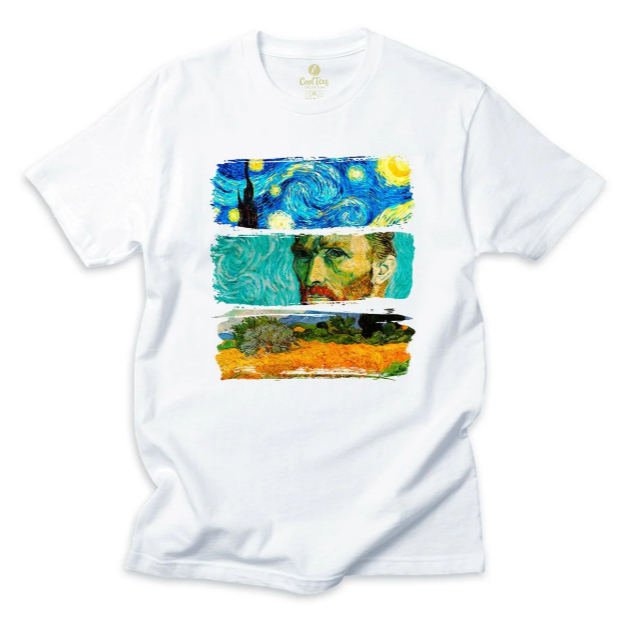 Camiseta Masculina Estampa Arte e Cultura Cool Tecido Premium 100% Algodão