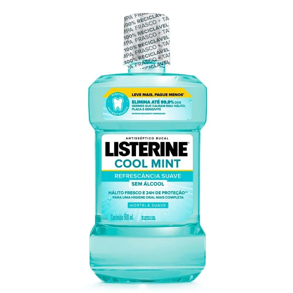 LISTERINE COOL MINT ZERO 500ML