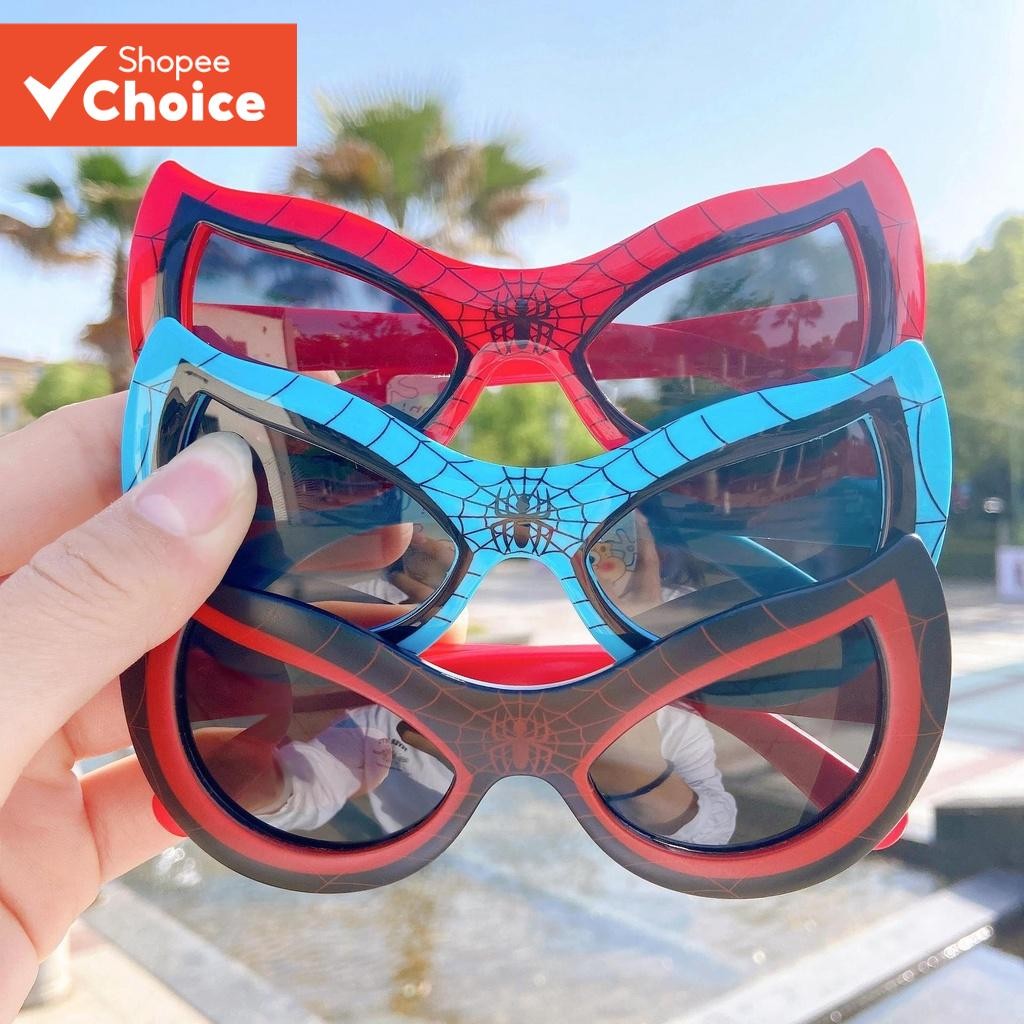 Óculos De Sol Infantis Do Homem-Aranha Para Crianças , Meninos E Meninas – Legais Bebês Presente De Aniversário Ideal