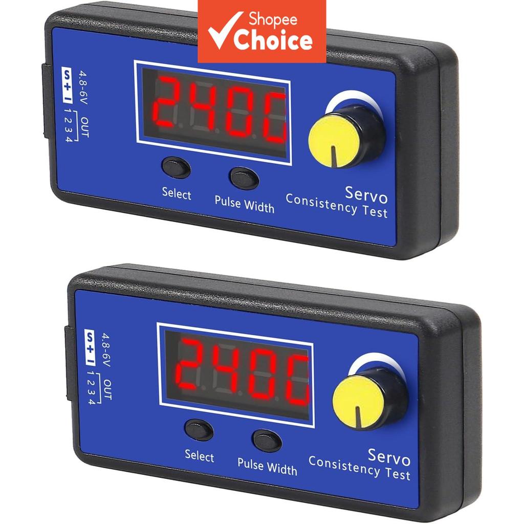 G2Pcs RC Servo Tester, Controlador de Velocidade, Funções Analógicas e Digitais, Testador de Motor de Direção