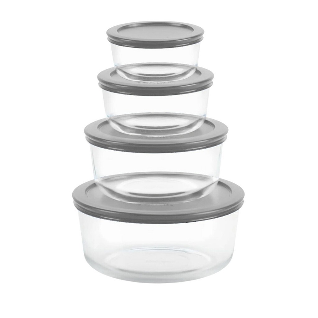 Conjunto 4 Potes Cozinha Clássico Organizador Versátil Designer Sofisticado Empilhável