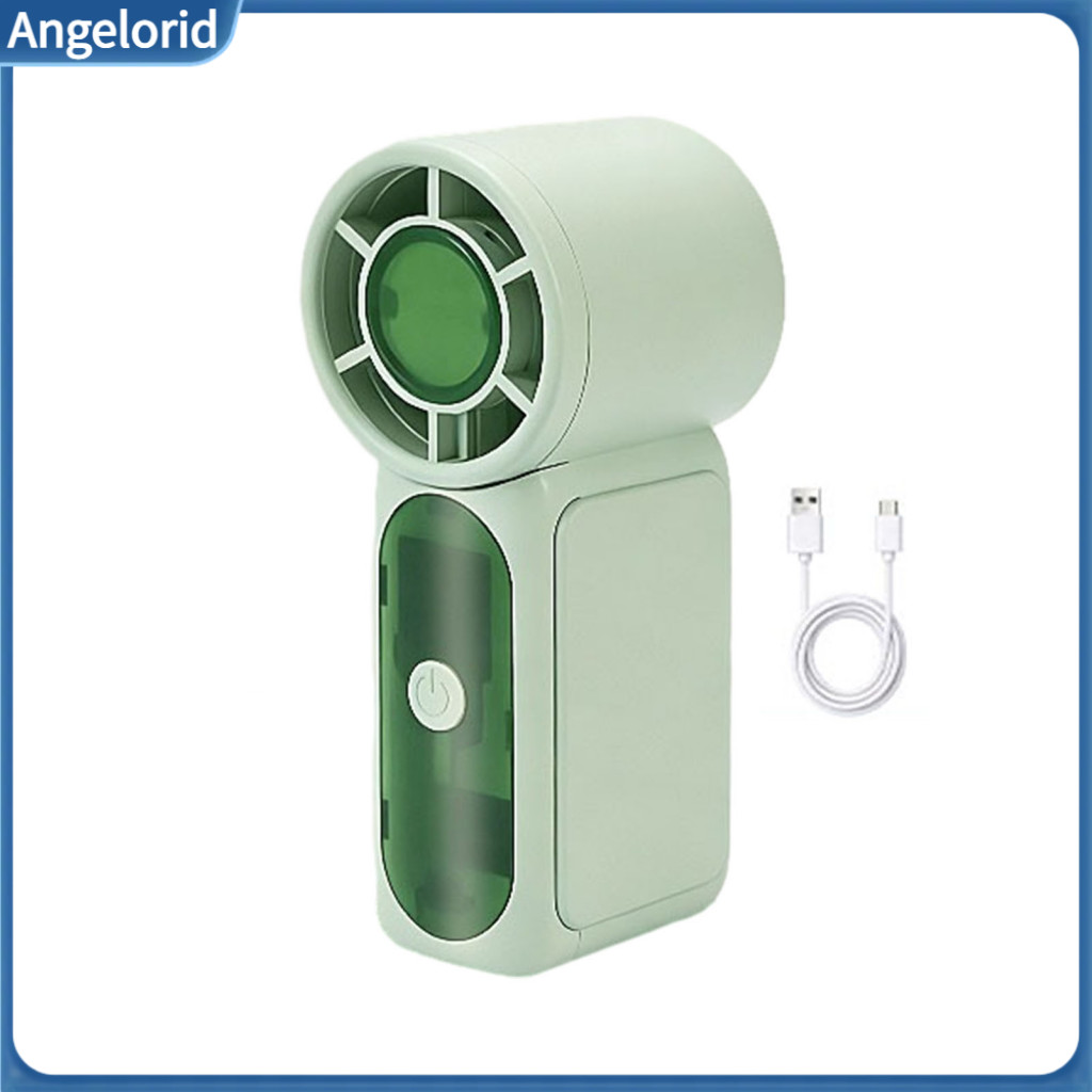 Portable Handheld Fan Travel Pocket Mini with Digital Display Quiet Rechargeable Personal for Outdoor Camping Office Use