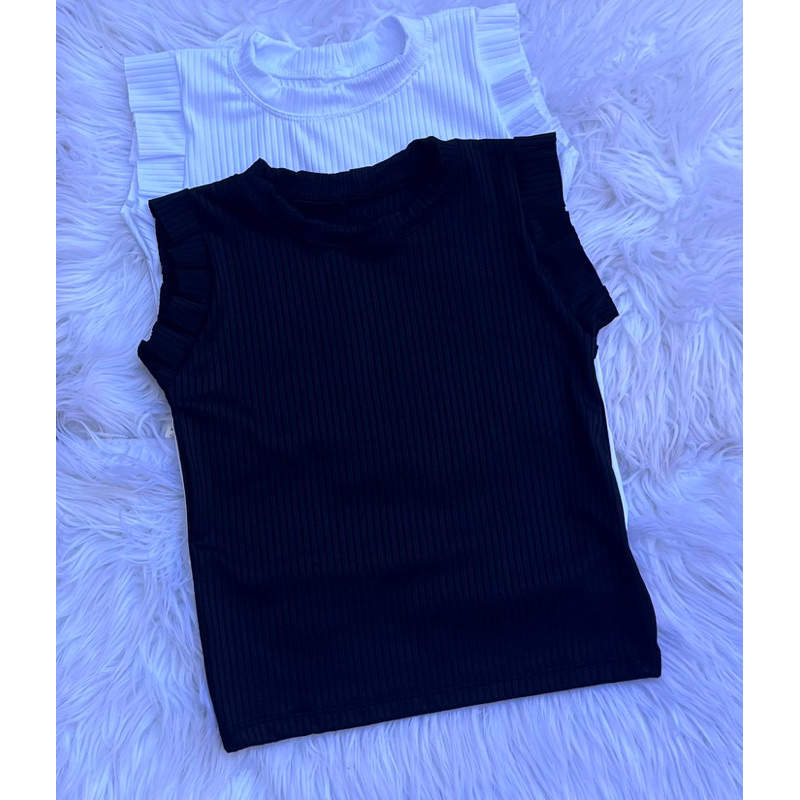 Blusa Regata básica feminina e juvenil muscle tee P,M,G,GG em malha canelada cores vibrantes super confortáveis