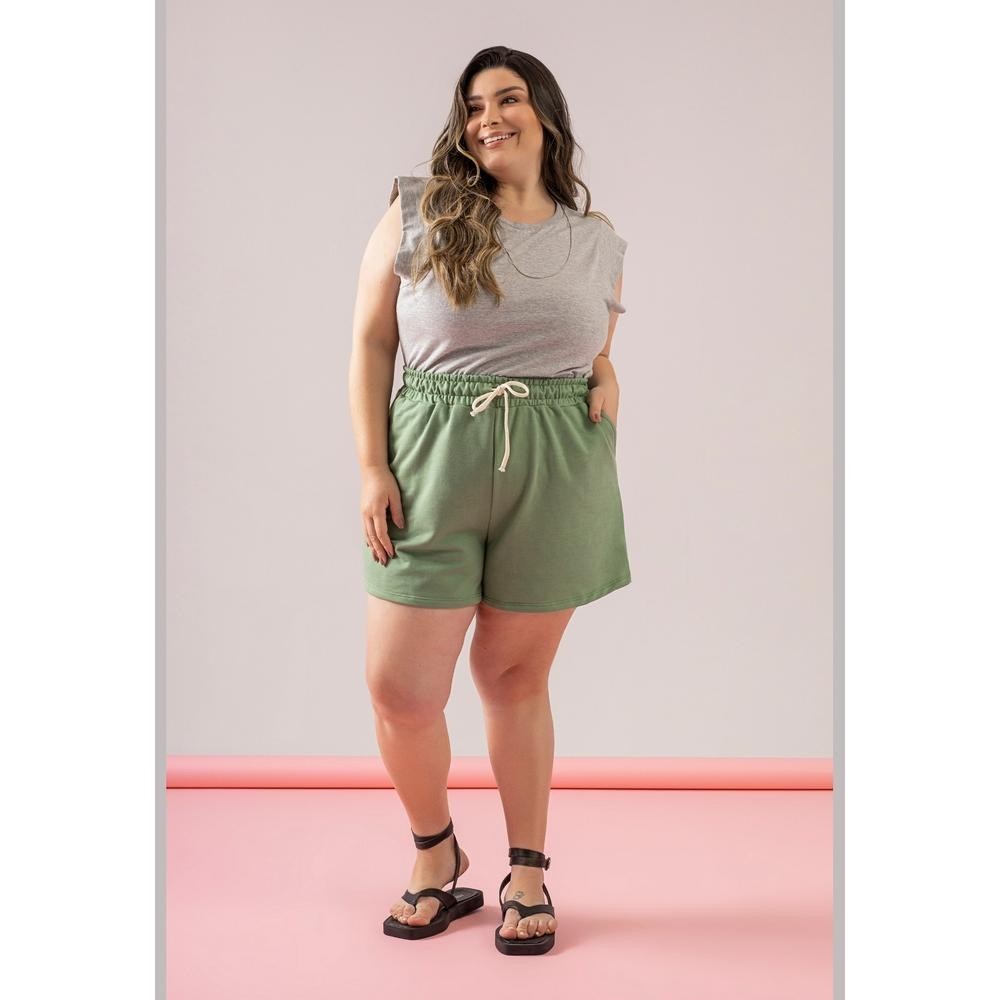 Blusa Muscle Tee Feminino em Meia Malha Just Basic