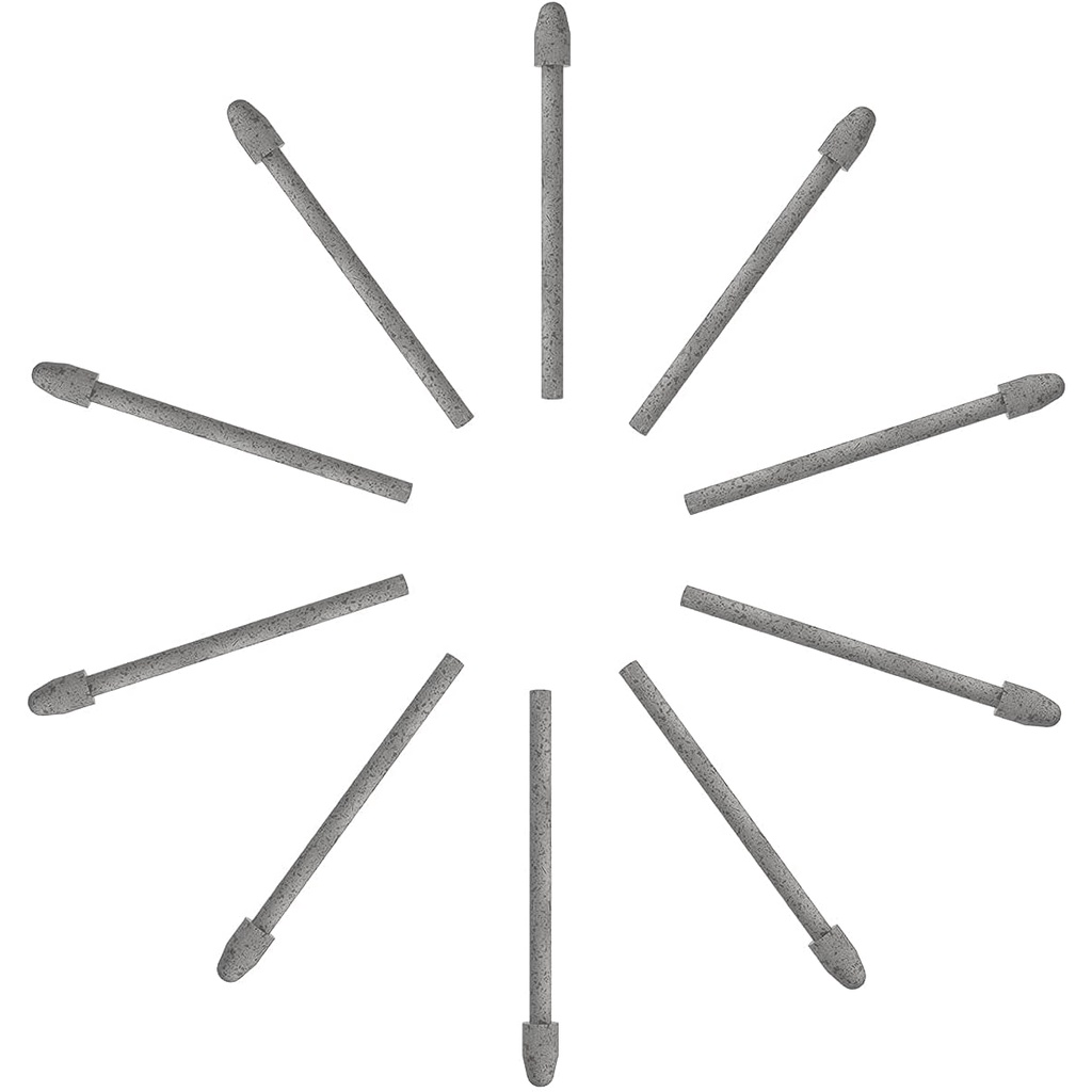 HUIONUpgraded Replacement Felt Nibs PN05F10 Pack Compatível com Pen Stylus PW517 Tablets de Desenho KD200, Kamvas 12/13