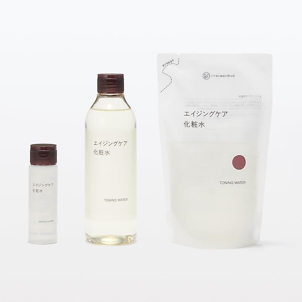 MUJI Aging Care Toner Toning Water with Rice Bran Ferment | Anti Aging Firming Hydrating | 100% Naturally Derived from