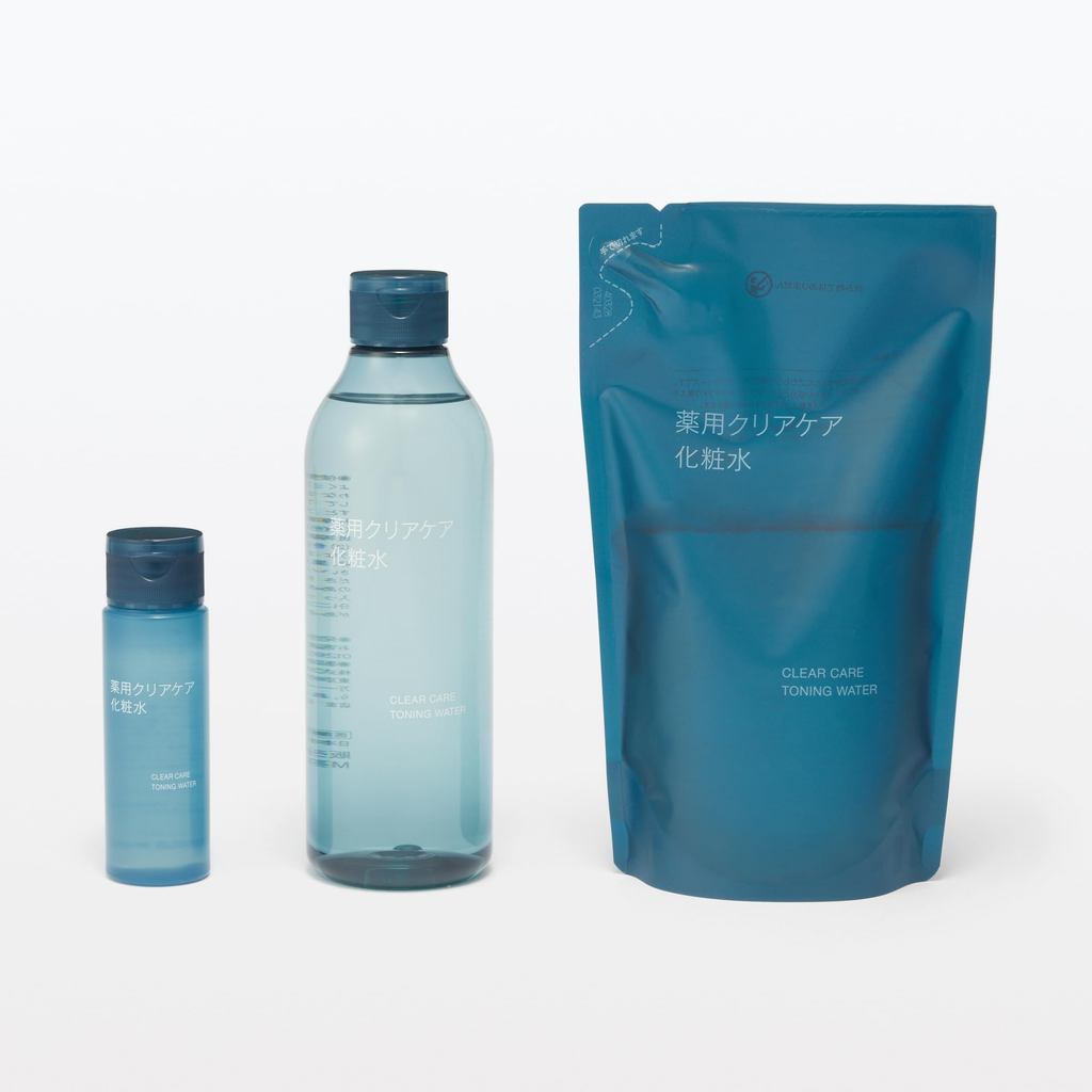 MUJI Clear Care Medicated Toning Water | Acne & Pore Care Hydrating Toner | Smooth Texture Moisturizing | from Japan