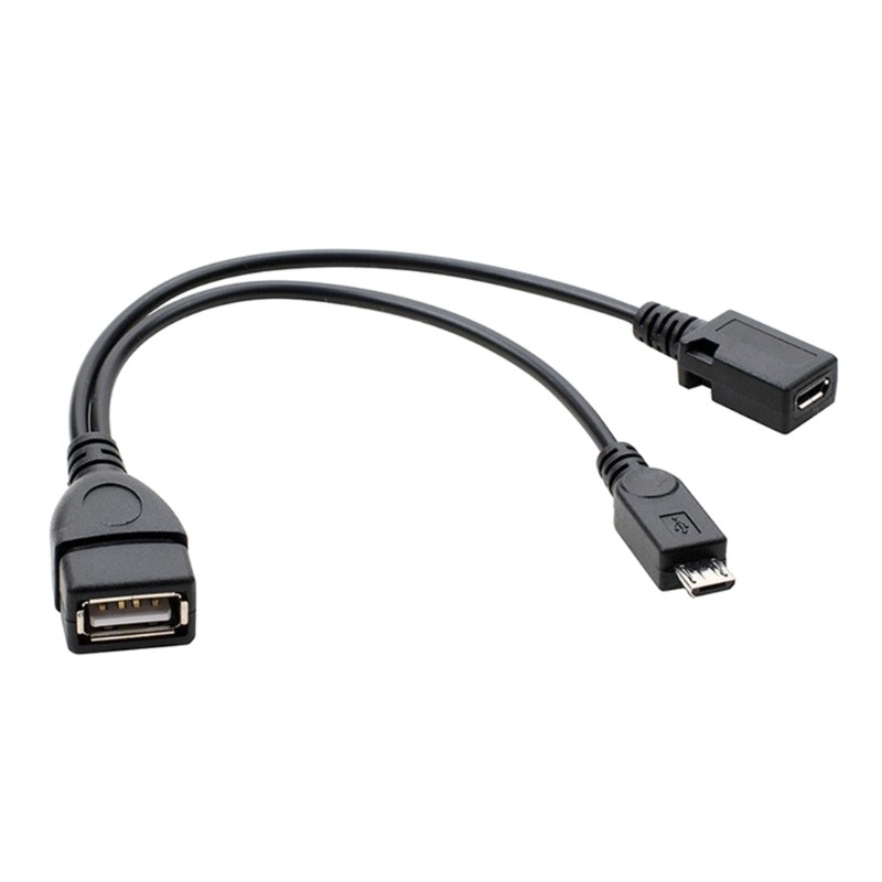 * 2 1 OTG USB Fêmea Divisor Adaptador 480Mbps Transmissão Rápida