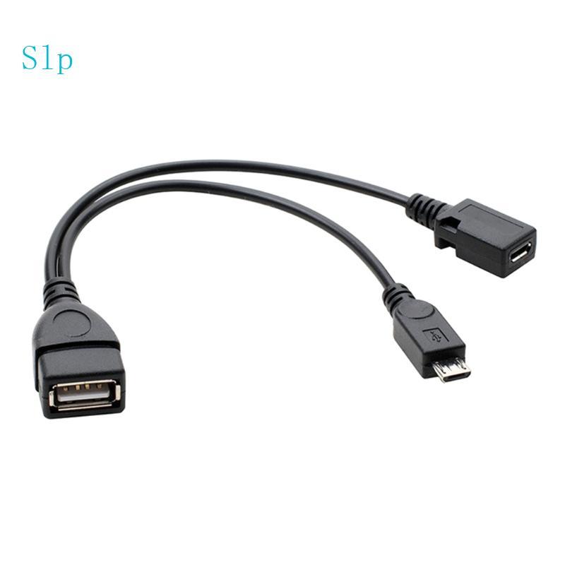 Slp 20cm OTG Portátil 480Mbps Transmissão Velocidade Rápida USB Adaptador Divisor Feminino Para Telefone