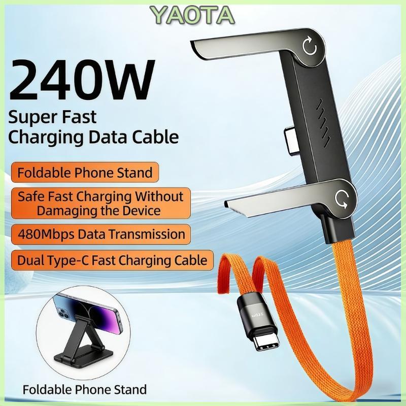 Yao Heavy Duty 240W 480Mbps Suporte Ergonômico Dobrável Para Telefone